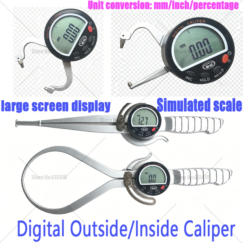 Digital Caliper 150Mm Stainless Steel - Pied à coulisse numérique externe 0-6