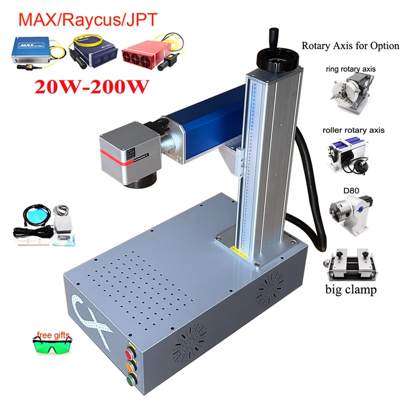 Fiber Laser Marking Machine 30W - Machine à fibre Ezcad, source Raycus