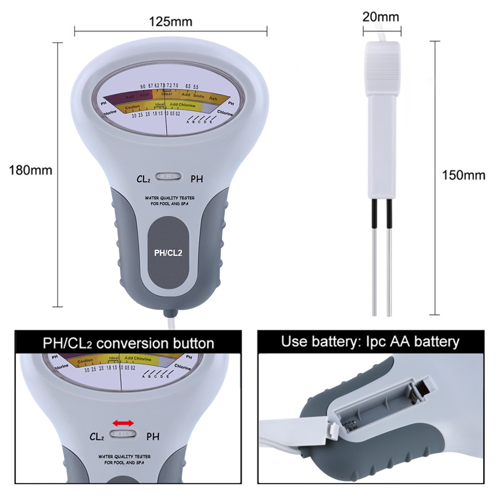 Testeur de qualité de l'eau po - Ph Meter Digital Water Tester avis et prix