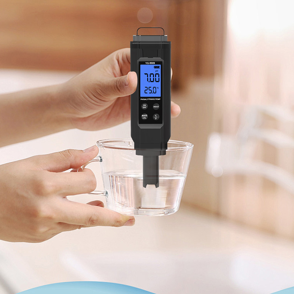 Stylo testeur numérique 5-en-1 - Ph Meter Digital Water Tester avis et prix